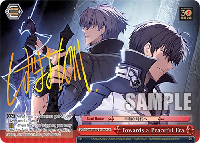 Towards a Peaceful Era (SP) [G** - 111]