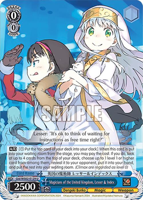 Magicians of the United Kingdom, Lesser & Index [G** - 129]