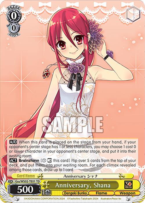 Anniversary, Shana [G** - 001]