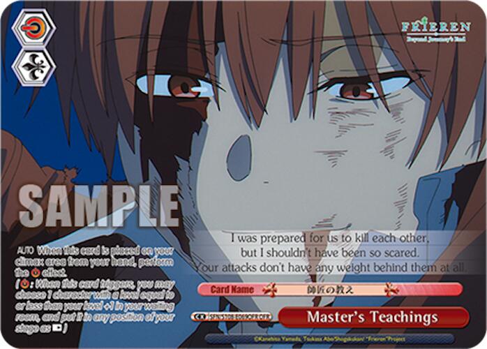 Master's Teachings (OFR) [SFN/S108 - SFN/S108-E069OFR OFR]
