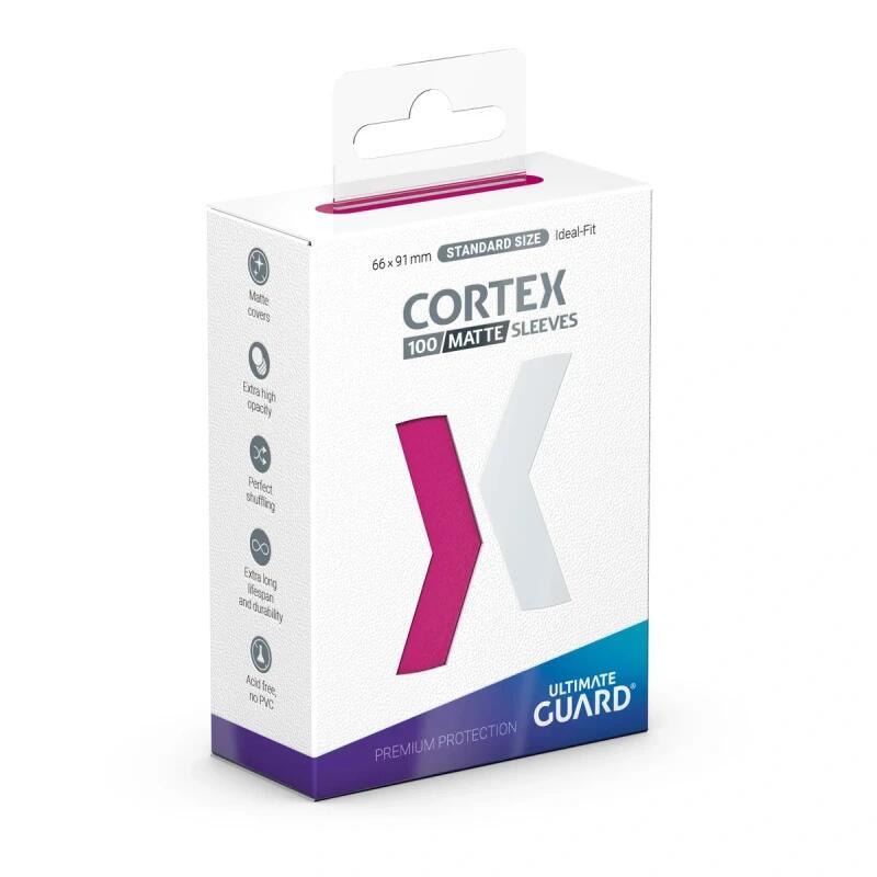Cortex Sleeves Standard Size - Matte Pink (100ct.)