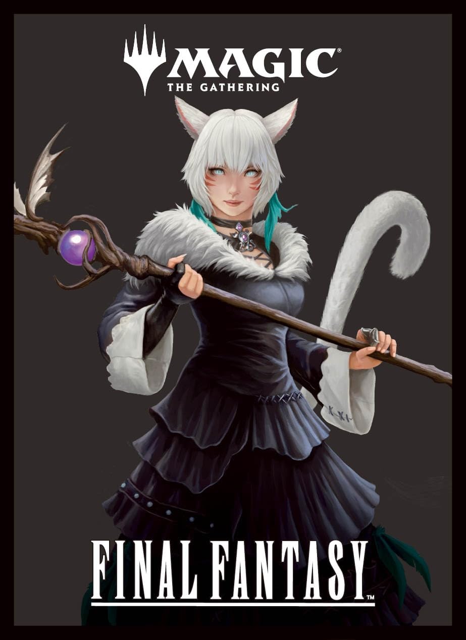 "MAGIC: The Gathering" "Final Fantasy" Players Card Sleeve MFS-08 Package Art Commander Scions Spell