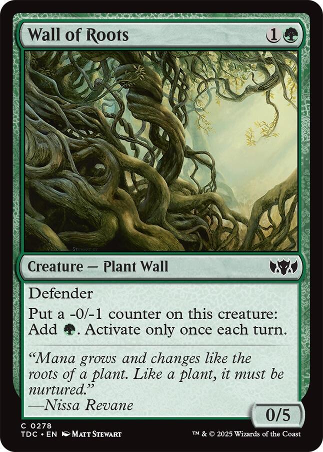 Wall of Roots [TDC - 278]