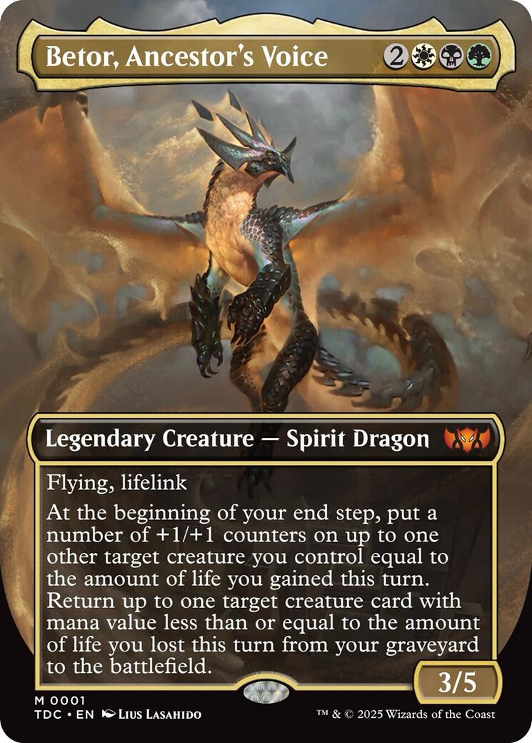Betor, Ancestor's Voice (Borderless) [TDC - 1]