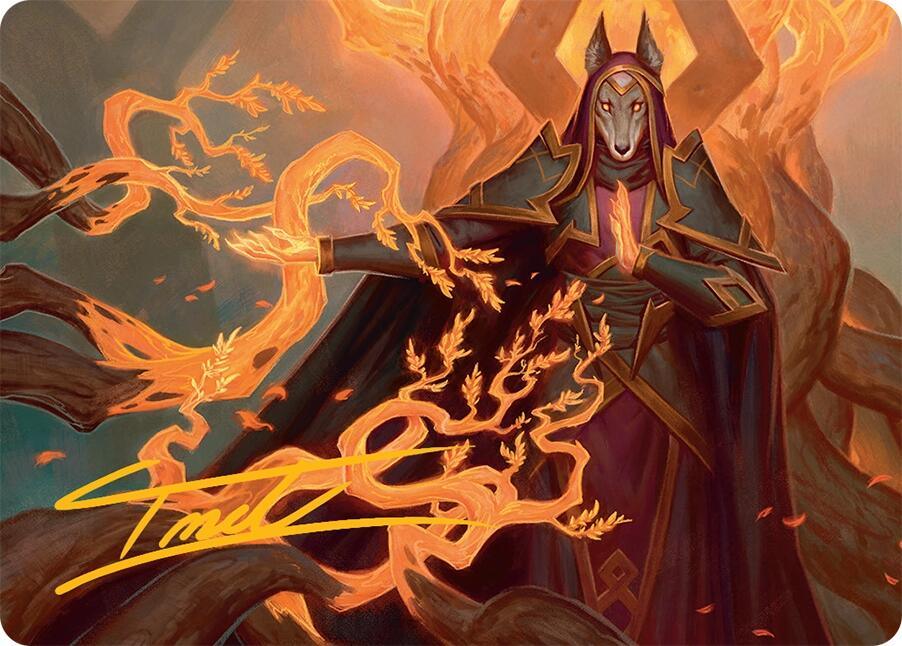 Abzan Devotee Art Card (10/54) (Gold-Stamped Signature) [AATDM - 10]