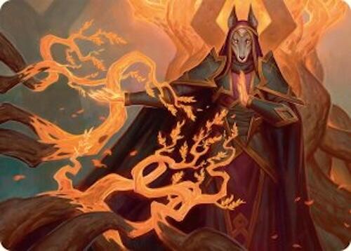 Abzan Devotee Art Card (10/54) [AATDM - 10]