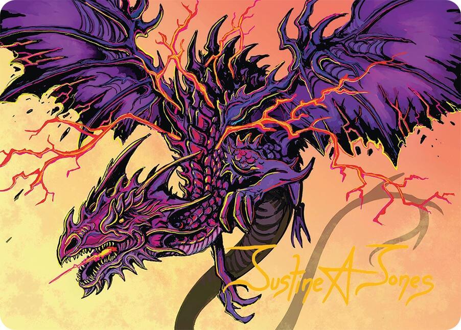 Stormshriek Feral Art Card (35/54) (Gold-Stamped Signature) [AATDM - 35]