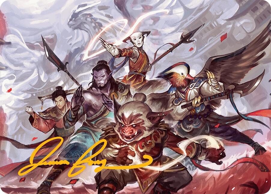 Will of the Jeskai Art Card (54/54) (Gold-Stamped Signature) [AATDM - 54]