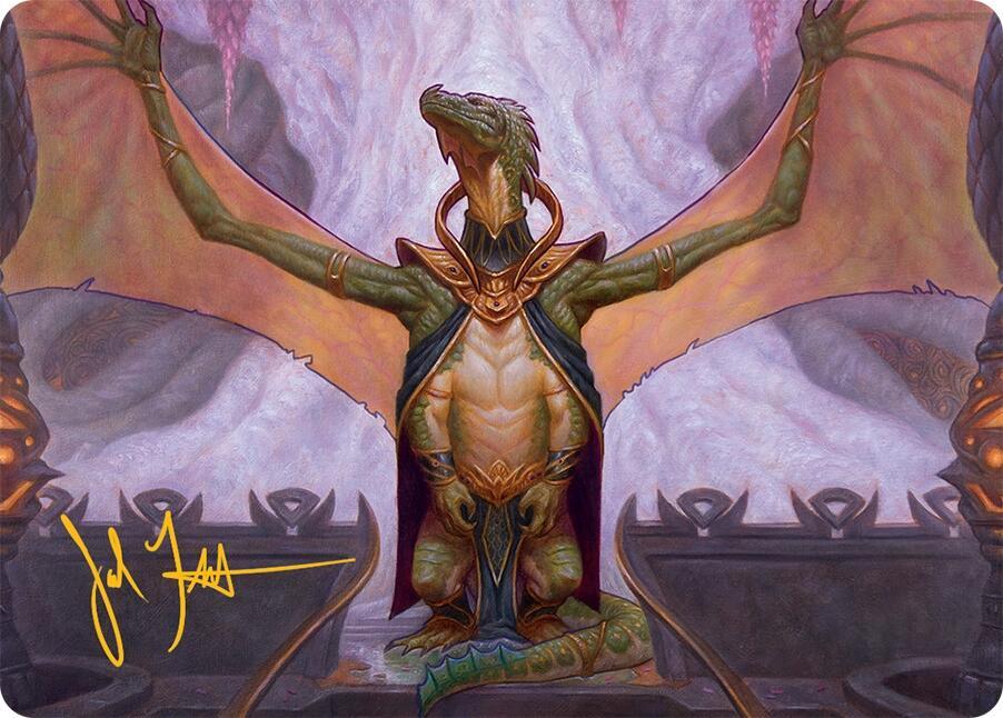 Kheru Goldkeeper Art Card (36/54) (Gold-Stamped Signature) [AATDM - 36]