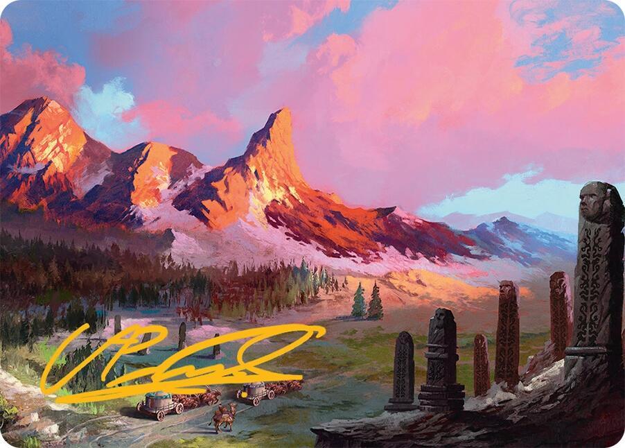Rugged Highlands Art Card (29/54) (Gold-Stamped Signature) [AATDM - 29]