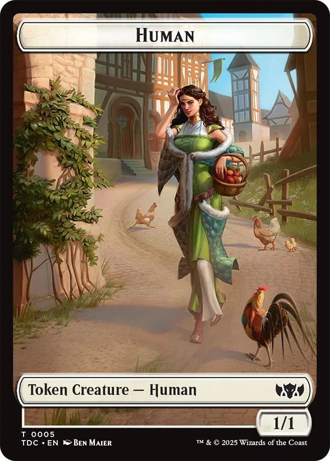 Human // Rat Double-Sided Token [TDC - 5 // 9]