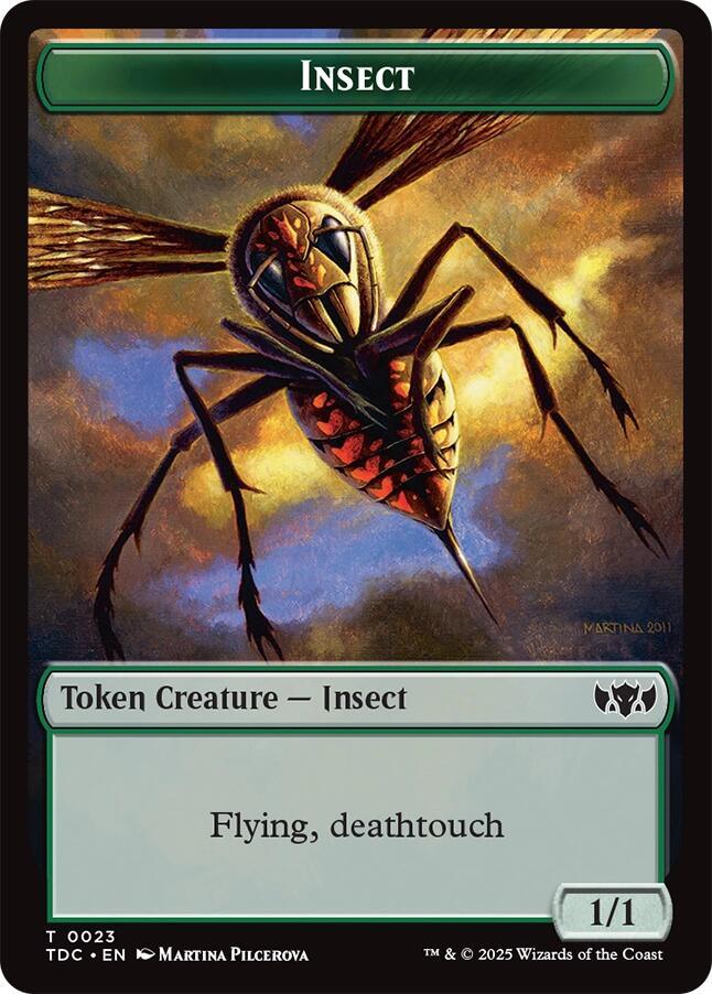 Insect (0023) // Wall Double-Sided Token [TDC - 23 // 7]
