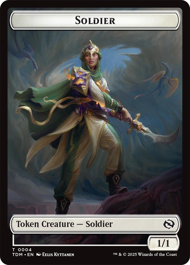 Soldier (0004) // Soldier (0005) Double-Sided Token [TDM - 4 // 5]