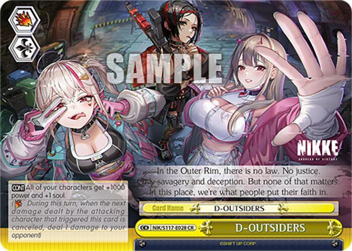 D-OUTSIDERS [NIK - NIK/S117-E028 CR]