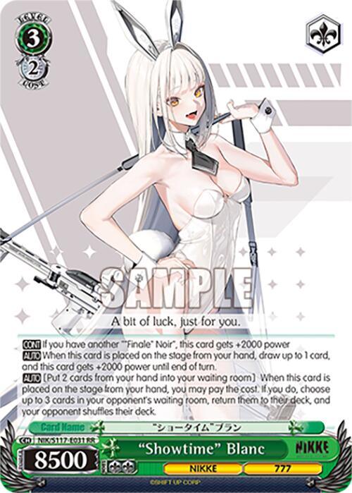 "Showtime" Blanc [NIK - NIK/S117-E031 RR]