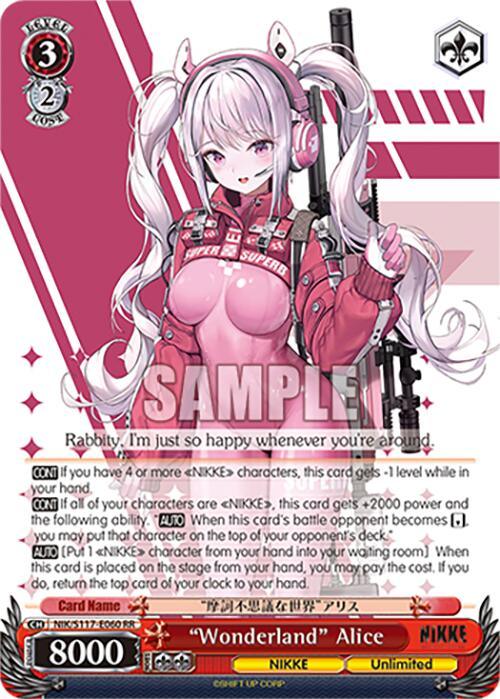 "Wonderland" Alice [NIK - NIK/S117-E060 RR]