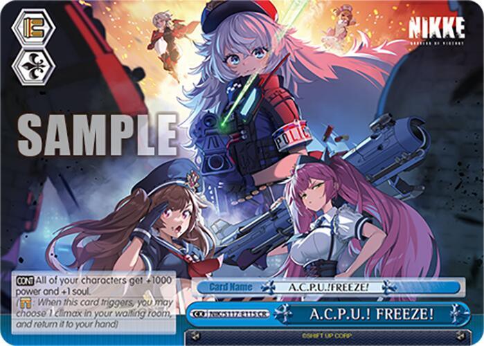 A.C.P.U.! FREEZE! [NIK - NIK/S117-E115 CR]