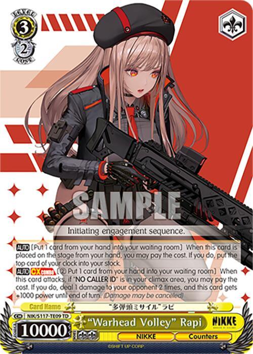 "Warhead Volley" Rapi [NIK - NIK/S117-TE09 TD]