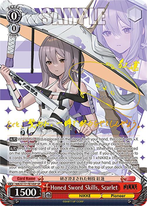 Honed Sword Skills, Scarlet (SP) [NIK - NIK/S117-TE14SP SP]