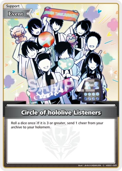 Circle of hololive Listeners (C) [SD01E - hSD01-020]