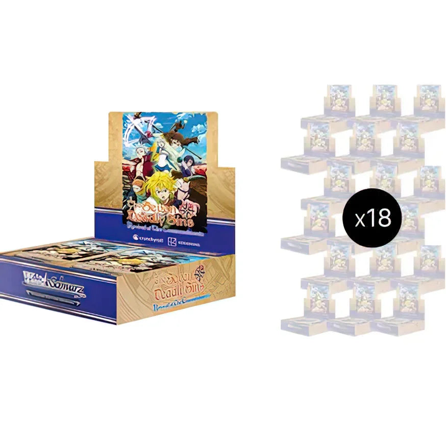 seven deadly sins booster box Case: The Sins: Revival of The Commandments DIVINE CROSS is a Suede Mat Color Choice:Black Booster Box [1st Edition] lightning energy