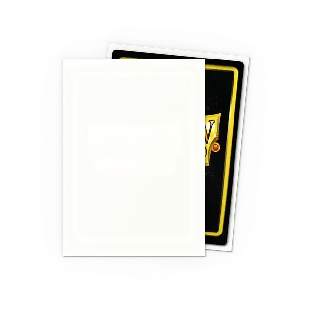 White (100) Dragon Shield Standard Matte Sleeves
