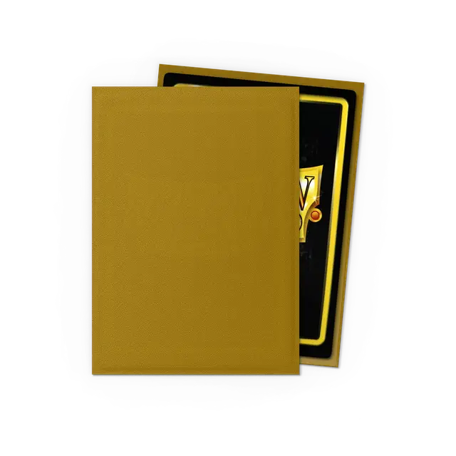 Gold (100) Dragon Shield Standard Matte Sleeves