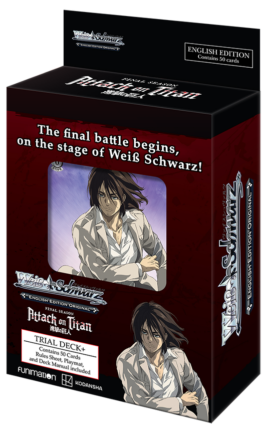 Weiss Schwarz Trial Deck: Attack On Titan: Final Season - TCG Omega