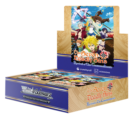 Weiss Schwarz Booster Box: The Seven Deadly Sins: Revival of The Commandments - TCG Omega