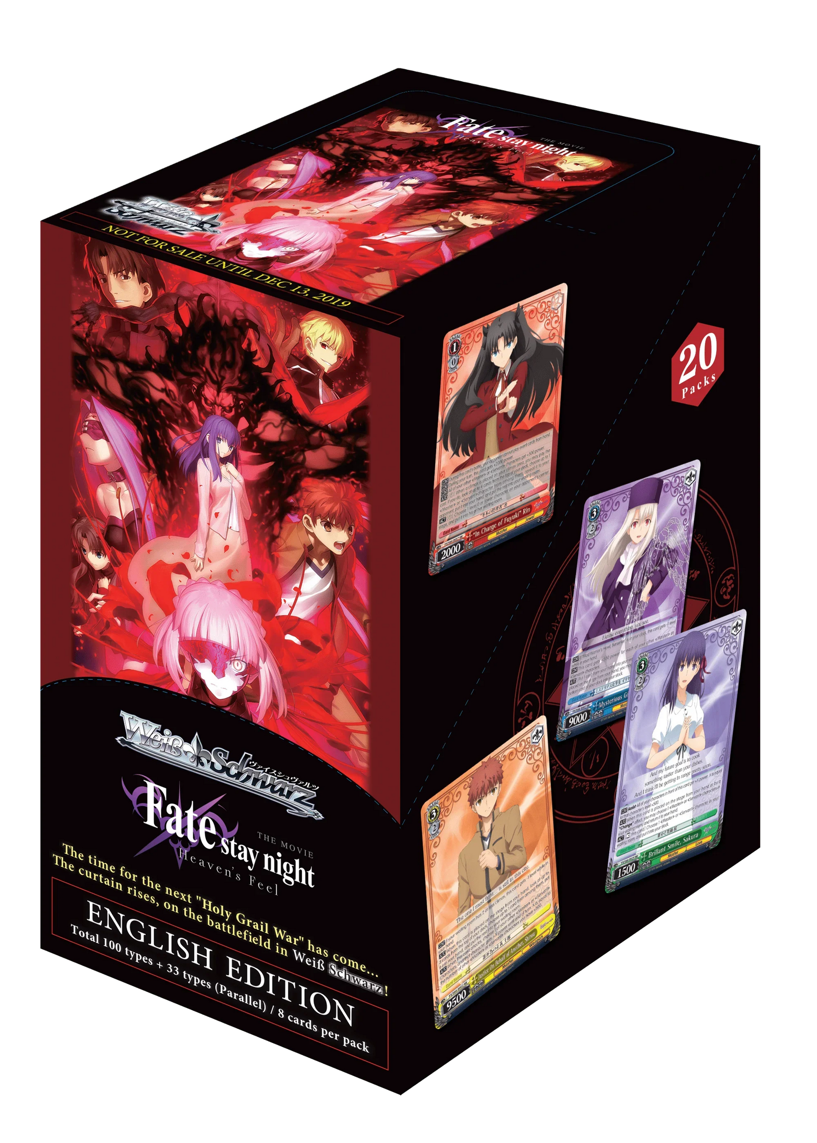 Weiss Schwarz Booster Box: Fate/stay night -Heaven’s Feel- - TCG Omega