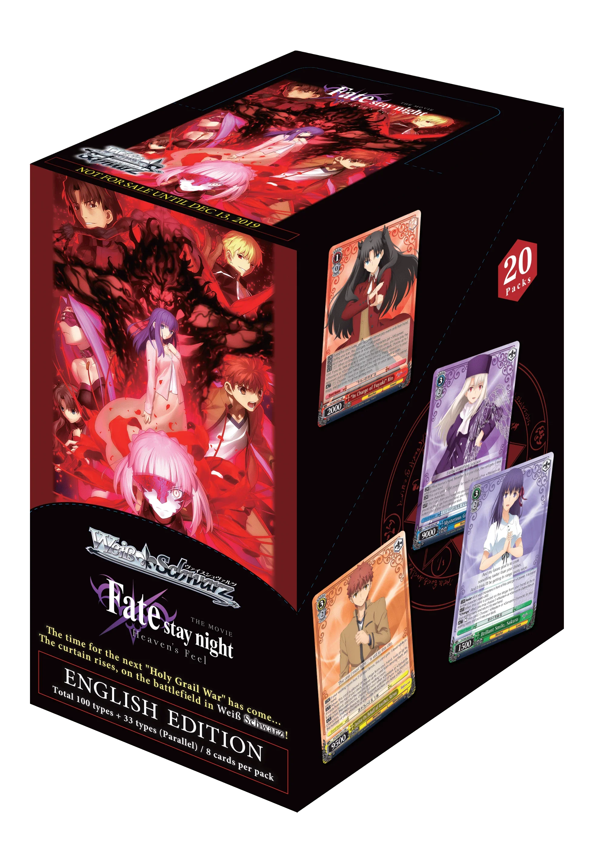 Weiss Schwarz Booster Box: Fate/stay night -Heaven’s Feel- - TCG Omega