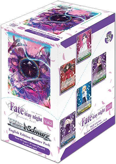 Weiss Schwarz Booster Box: Fate/Stay night [Heaven’s Feel] Vol.2 - TCG Omega