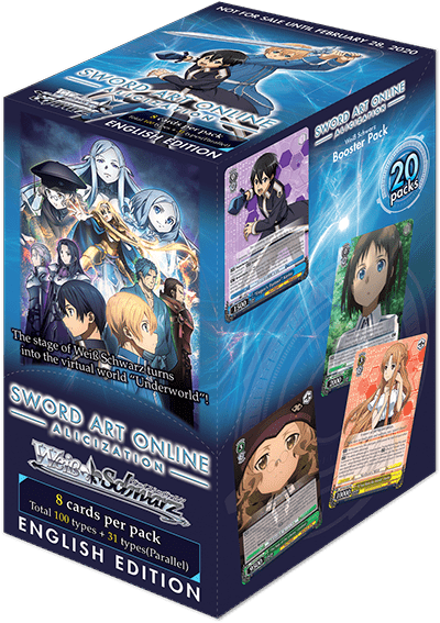 Weiss Schwarz Booster Box: Sword Art Online -Alicization- - TCG Omega