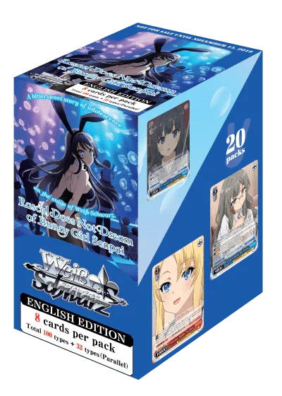 Weiss Schwarz Booster Box: Rascal Does Not Dream of Bunny Girl Senpai - TCG Omega