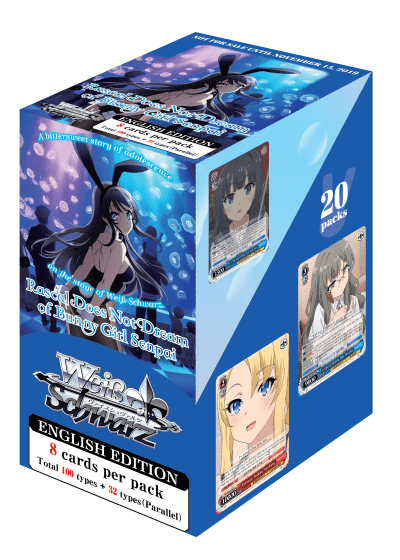 Weiss Schwarz Booster Box: Rascal Does Not Dream of Bunny Girl Senpai (Reprint) - TCG Omega
