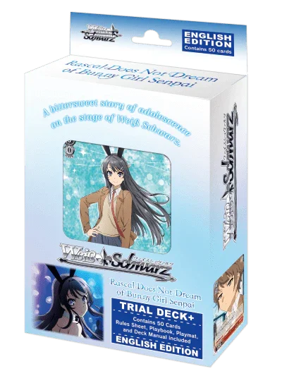 Weiss Schwarz Trial Deck: Rascal Does Not Dream of Bunny Girl Senpai - TCG Omega