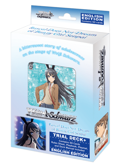Weiss Schwarz Trial Deck: Rascal Does Not Dream of Bunny Girl Senpai - TCG Omega