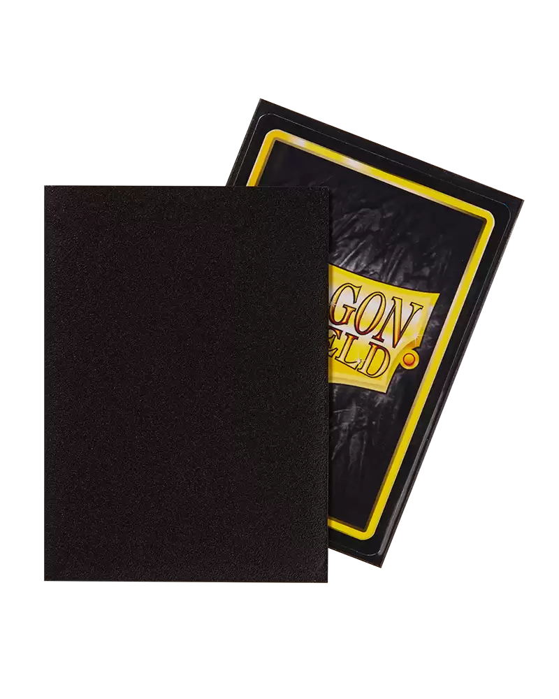 Standard Card Sleeves: Matte Black (100)