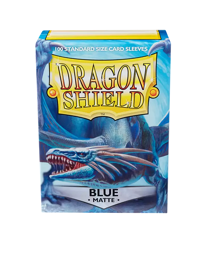 Standard Card Sleeves: Matte Blue (100)