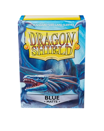 Standard Card Sleeves: Matte Blue (100)