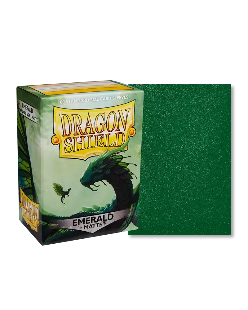 Standard Card Sleeves: Matte Emerald (100)