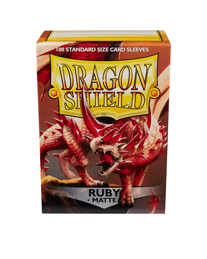 Standard Card Sleeves: Matte Ruby (100)