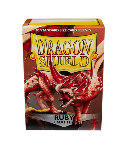 Standard Card Sleeves: Matte Ruby (100)