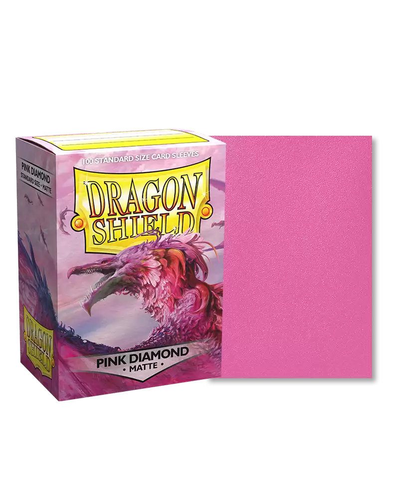 Standard Card Sleeves: Matte Pink Diamond (100)