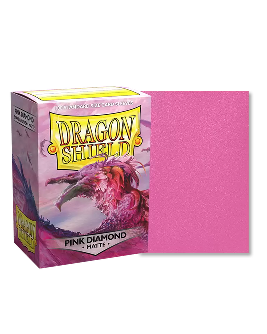 Standard Card Sleeves: Matte Pink Diamond (100)