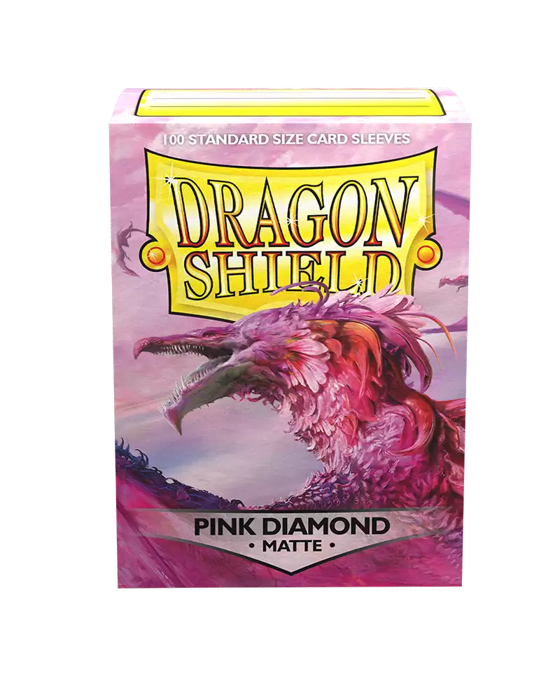 Standard Card Sleeves: Matte Pink Diamond (100)