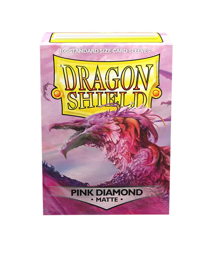 Standard Card Sleeves: Matte Pink Diamond (100)