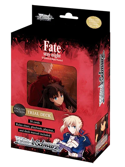 Weiss Schwarz Trial Deck: Fate/stay night -Unlimited Blade Works- - TCG Omega