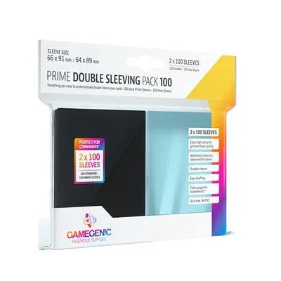 Gamegenic Prime Double Sleeving Pack (100) - TCG Omega