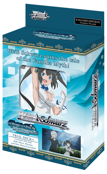 Weiss Schwarz Trial Deck: Is It Wrong to Try to Pick Up Girls in a Dungeon? - TCG Omega